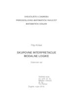 prikaz prve stranice dokumenta Skupovne interpretacije modalne logike