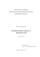 prikaz prve stranice dokumenta Geometrijski oblici u arhitekturi