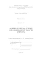 prikaz prve stranice dokumenta Određivanje udaljenosti galaksija pomoću dvojnih zvijezda