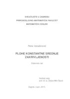 prikaz prve stranice dokumenta Plohe konstantne srednje zakrivljenosti