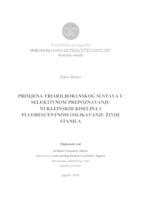 prikaz prve stranice dokumenta Primjena triarilboranskog sustava u selektivnom prepoznavanju nukleinskih kiselina i fluorescentnom oslikavanju živih stanica