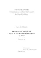 prikaz prve stranice dokumenta Regresijska analiza višekategorijskih varijabli odziva