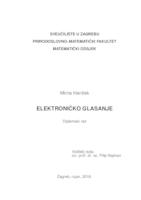 prikaz prve stranice dokumenta Elektroničko glasanje