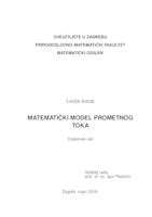 prikaz prve stranice dokumenta Matematički model prometnog toka