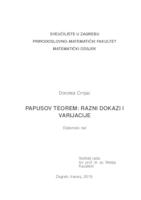 prikaz prve stranice dokumenta Pappusov teorem: razni dokazi i varijacije