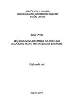 prikaz prve stranice dokumenta Molekularna dinamika na strojno naučenoj plohi potencijalne energije