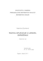 prikaz prve stranice dokumenta Razvoj aplikacije u Laravel okruženju