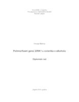 prikaz prve stranice dokumenta Polimorfizam gena GRIK1 u ovisnika o alkoholu