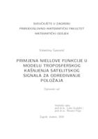 prikaz prve stranice dokumenta Primjena Niellove funkcije u modelu troposferskog kašnjenja satelitskog signala za određivanje položaja