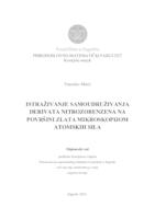 prikaz prve stranice dokumenta Istraživanje samoudruživanja derivata nitrozobenzena na površini zlata mikroskopijom atomskih sila