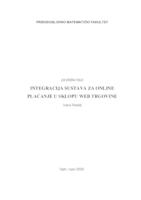 prikaz prve stranice dokumenta Integracija sustava za online plaćanje u sklopu web trgovine