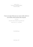 prikaz prve stranice dokumenta Utjecaj energije elektrona na svojstva slike dobivene pretražnim elektronskim mikroskopom