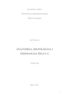 prikaz prve stranice dokumenta Anatomija, histologija i fiziologija želuca