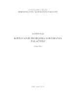 prikaz prve stranice dokumenta Rješavanje problema sortiranja palačinki