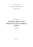 prikaz prve stranice dokumenta Anatomija, histologija i fiziologija tankog i debelog cijeva