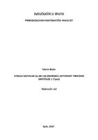 prikaz prve stranice dokumenta Utjecaj mutacije Ser291 na enzimsku aktivnost tirocidin sintetaze 1 (TycA)