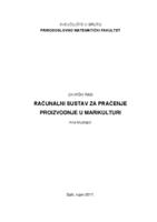 prikaz prve stranice dokumenta Računalni sustav za praćenje proizvodnje u marikulturi