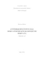 prikaz prve stranice dokumenta Antimikrobni potencijal biskvaternih kinuklidinijevih derivata
