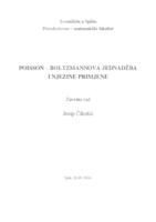 prikaz prve stranice dokumenta Poisson-Boltzmannova jednadžba i njezine primjene