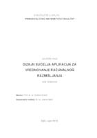 prikaz prve stranice dokumenta Dizajn sučelja aplikacija za vrednovanje računalnog razmišljanja