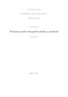 prikaz prve stranice dokumenta Primjena spektroskopskih tehnika u medicini