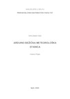 prikaz prve stranice dokumenta Arduino bežična meteorološka stanica