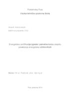 prikaz prve stranice dokumenta Energetska certifikacija zgrada i pametna kuća u svjetlu povećanja energetske učinkovitosti