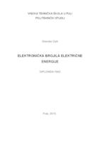 prikaz prve stranice dokumenta Elektronička brojila električne energije