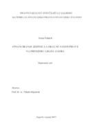 prikaz prve stranice dokumenta Financiranje jedinica lokalne samouprave na primjeru Grada Zadra
