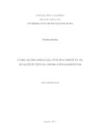 prikaz prve stranice dokumenta Utjecaj organizacija civilnog društva na kvalitetu života osoba s invaliditetom