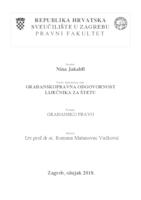 prikaz prve stranice dokumenta Građanskopravna odgovornost liječnika za štetu