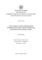 prikaz prve stranice dokumenta Institut prijma u službu u komparativnim službeničkim sustavima i nužnost europeiziacije hrvatskog instituta prijma u službu