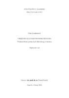prikaz prve stranice dokumenta Vrijeme kao ekonomski resurs: Neiskorišteni potencijal slobodnog vremena