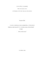 prikaz prve stranice dokumenta Uloga minimalnog dohotka u politici prema siromaštvu u zemljama Europske unije