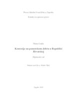 prikaz prve stranice dokumenta Koncesije na pomorskom dobru u Republici Hrvatskoj
