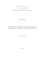 prikaz prve stranice dokumenta Duhovnost kao resurs u socijalnom radu iz perspektive studenata socijalnog rada