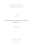 prikaz prve stranice dokumenta Priprema projektih prijedloga za financiranje iz fondova EU