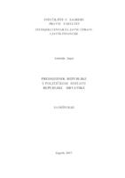 prikaz prve stranice dokumenta Predsjednik republike u političkom sustavu Republike Hrvatske