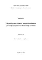 prikaz prve stranice dokumenta Aktualni trendovi i izazovi bankarskog sektora u prevenciji pranja novca i financiranja terorizma
