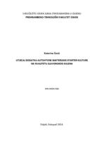 prikaz prve stranice dokumenta Utjecaj dodatka autohtone bakterijske starter kulture na kvalitetu Slavonskog kulena