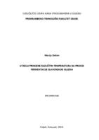 prikaz prve stranice dokumenta Utjecaj primjene različitih temperatura na proces fermentacije Slavonskog kulena