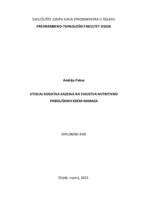 prikaz prve stranice dokumenta Utjecaj dodatka kazeina na svojstva nutritivno poboljšanih krem-namaza