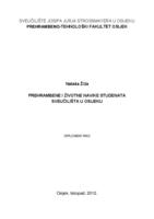 prikaz prve stranice dokumenta Prehrambene i životne navike studenata Sveučilišta u Osijeku