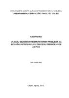 prikaz prve stranice dokumenta Utjecaj sezonskih temperaturnih promjena na biološku nitrifikaciju u procesu prerade vode za piće 