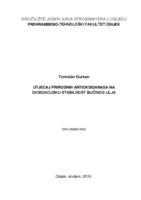 prikaz prve stranice dokumenta Utjecaj prirodnih antioksidanasa na oksidacijsku stabilnost bučinog ulja