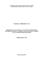 prikaz prve stranice dokumenta Prebiotički učinak meda i antagonizam probiotičke bakterije Lactobacillus casei prema Listeria monocytogenes tijekom čuvanja fermentiranih mlijeka