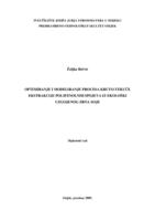 prikaz prve stranice dokumenta Optimiranje i modeliranje procesa kruto-tekuće ekstrakcije polifenolnih spojeva iz ekološki uzgojenog zrna soje