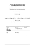 prikaz prve stranice dokumenta Uloga mikroorganizama u kruženju biogenih elemenata