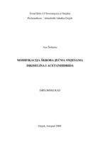 prikaz prve stranice dokumenta Modifikacija škroba ječma smjesama organskih dikiselina i acetanhidrida