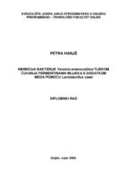 prikaz prve stranice dokumenta Inhibicija bakterije Yersinia enterocolitica tijekom čuvanja fermentiranih mlijeka s dodatkom meda pomoću Lactobacillus casei